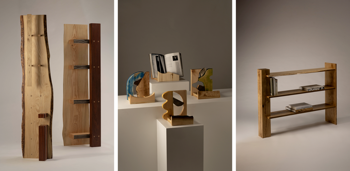 HEY bookshelf collection by Vanessa Yuan and Eva Lynen